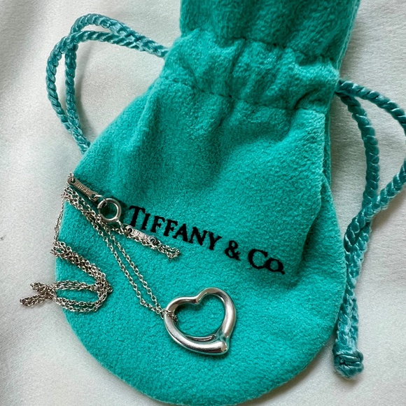 Tiffany & Co Open Heart Pendant Necklace - Picture 6 of 6